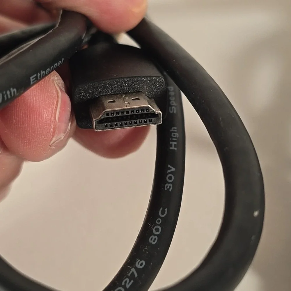 Lot Of 3, HDMI To HDMI Cables Black Various Lengths & Cable Sizes‎